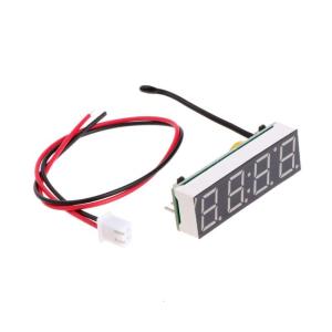 Multifunctional 12V 5-20V 3 in 1 Digital Car Led Electronic Clock for Time Temperature Voltage Meter