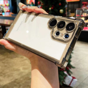 Crashstar vỏ điện thoại chống sốc Acrylic trong suốt HD góc dày cho Samsung Galaxy S25 S24 Ultra S22 Plus S23 Ultra Plus + FE A16 A55 A35 A25 A15 A54 A34 A53 5g A24 A16 Ốp điện thoại chống rơi đơn giản rõ ràng có bọc hoàn toàn bảo vệ màng ống kính