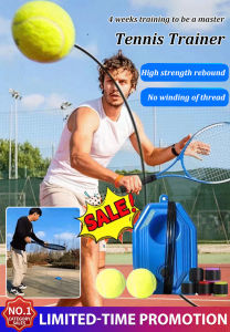 Home Tennis Trainer Ball Elastic Physical Training Tennis ball rebounds auto Racket Double Automatic Rebound