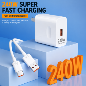 LP : 240W Max Speed Universal Fast Charging Set+MICRO USB/ TYPE C CABLEr + 6A Fast Charging Cable