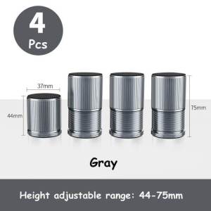 OATSBASF Table Sofa Heighten Foot Pads Furniture Floor Protectors Mats Non-Slip Metal Chair Leg Pads Adjustable Heightening Pad