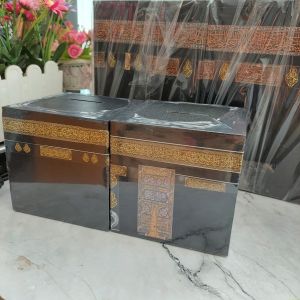 celengan kabah pakai kunci jumbo Miniatur Kabah unik ukuran p10xl10xt13 (GRATIS GANTUNGAN KUNCI) permanen gembok