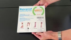 Knee Cast Cover for Shower Waterproof Bandage and Cast Protector for Knee Replacement Surgery Wound Burns Watertight Protection Reusable