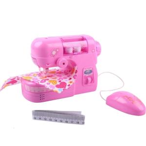 Pink Toy Sewing Machine Electric Children Sewing Machine ALL Pink Small Size Gift for Kids Beginners