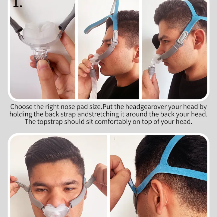 BMC%20P2%20Nasal%20Pillows%20Light%20Weight%20Sleep%20CPAP%20for%20Snore%20Medical%20Machines%20S/M/L%20Three%20Size%20Soft%20Cushions%20-%20Image%203
