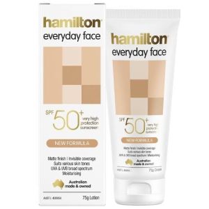 Kem Chống Nắng Cho Da Mặt Hamilton Everyday Face Invisible Coverage Sunscreen SPF50+ 75g