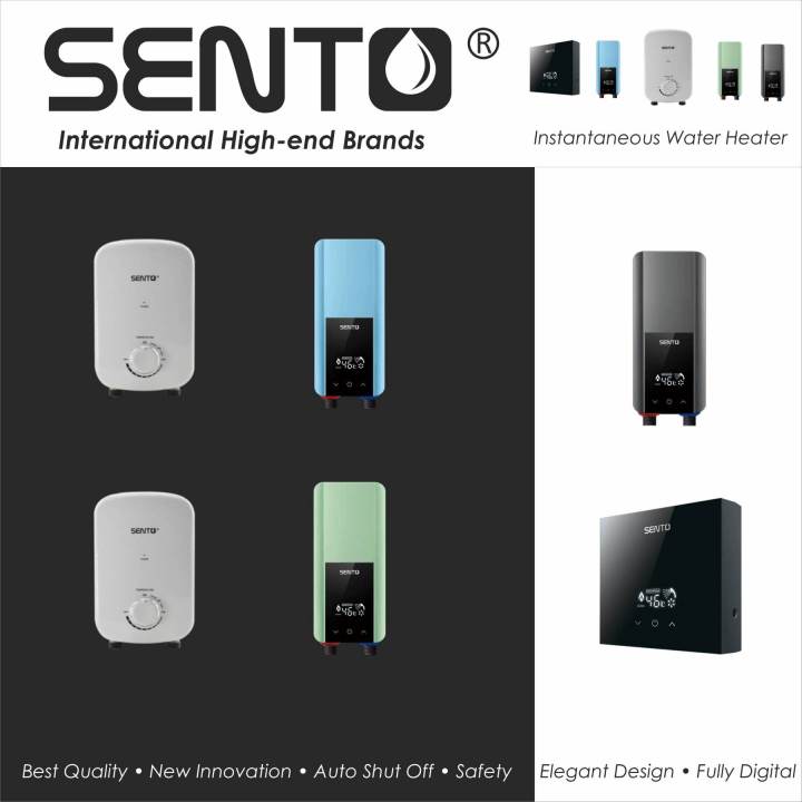 Digital Sento Water Heater Single Point/Multi Point Instant