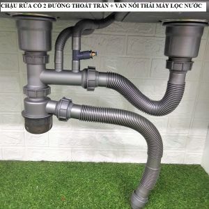 Xiphong chậu rửa bát dùng cho chậu rửa bát bằng inox 2 cốc thu rác kích thước 110mm
