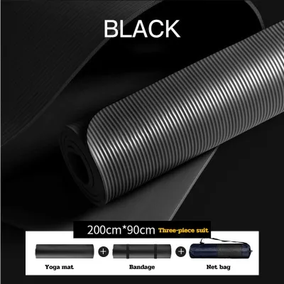 200x90cm Large Thick Men Fitness Mat Yoga Mat Beginner Sports Exercise Non-slip