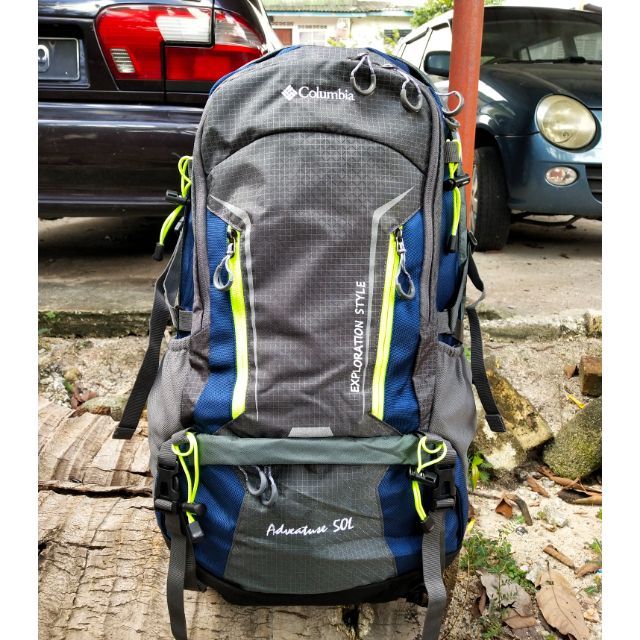 GGMM Readystock Backpack columbia adventure 50L hiking bag travel bagpack outdoor Lazada