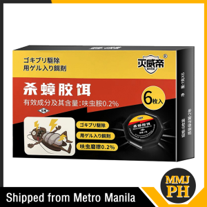 6pcs/box Cockroach Killer Effective Black Box Cockroach Catcher Traps