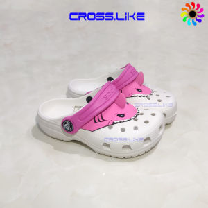 Dép nhựa cho bé cá mập sừng CROSS CLASSIC I AM UNICORN Clog sục cá mập sừng sục cho trẻ nhựa nguyên khối siêu bền tặng jibbitz siêu cute
