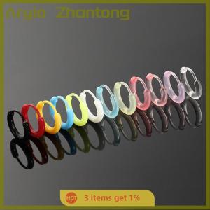 Aryio 10Pcs Colorful Resin Hoop Earrings Cute Tiny Earrings For Women Girls Simple Versatile Ear Buckle Jewelry Accessories Gifts