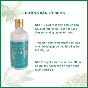 Hoả Tốc Eucalyptol Tinh dầu tràm nguyên chất lọ 100ml - Chuẩn VietGap - Dầu cho bé - Thơm phòng