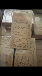 100Pcs Reusable Paper Envelopes Bag 3x4.7Inch Sample Storage Bag for Flower Vegetable Sample Storage Organization