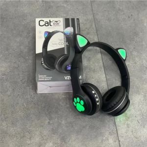 [❤️RẺ VÔ ĐỊCH❤️]Tai Nghe Mèo 23M Chụp Tai Phát Sáng Kute Dễ Thương Nghe Nhạc cực Hay Pin cực trâu Bảo Hành 1 Năm