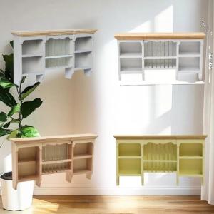 [Childhood MS] 1 cái 1 12 Dollhouse gỗ lưu trữ Kệ thu nhỏ đồ nội thất tường treo tủ cho Nhà búp bê phòng ăn trang trí