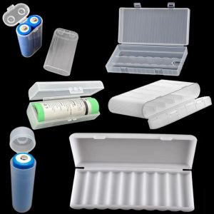 INTOONE Clear Battery Storage Case Multi-slot Waterproof Battery Box Durable Hard Plastic Battery Storage Solution