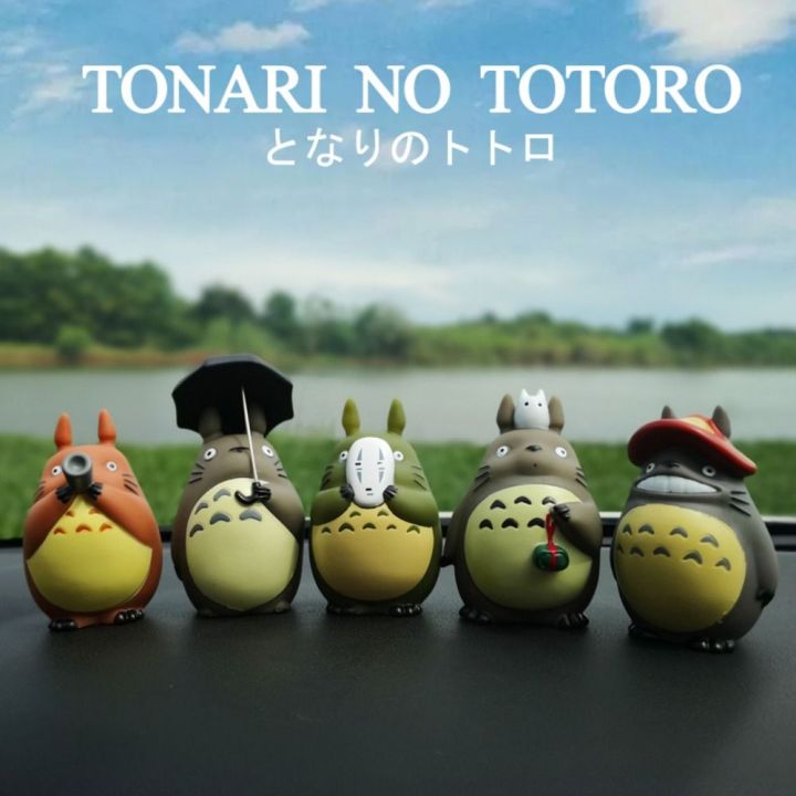 LABAICAI Đồ trang trí xe hơi Mô hình động Totoro Búp bê PVC Hoạt hình ...