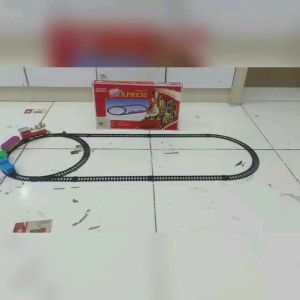 Mainan kereta api mini expres clasic sudah included rel yang panjang tebaru Mainan Edukatif Untuk Anak 3-4 Tahun Permainan Simulasi Kota - Lazada