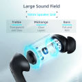 Machenike TH50 ANC Noise Reduction Bluetooth 5.4 Wireless Earphones Headphones Gaming TWS In-Ear Earbuds Built-in Microphone IPX5 Waterproof Game Mode Music Mode for IOS/Android. 