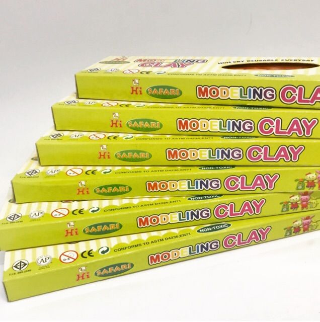 HiSafari Modeling Clay Assorted Color NonDry Reusable Everyday, Non