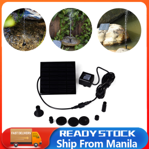 🔥【24 hours shipping】Solar Water Pump Fountain Kit for Garden Decoracion Pool Pond Fountain Aquarium DC 7V 180L/H Automatic Solar Powered Pump pool