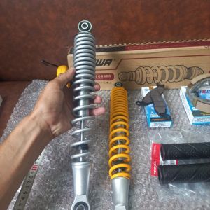 Phuộc trước và sau Wave A  S 100 Thắng Đùm