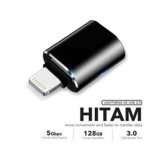 Adaptor OTG USB 3.0 Ke Lightning - Kompatibel dengan iPhone/iPad Cepat & Tahan Lama