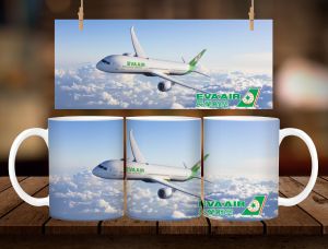 EVA Air Souvenir Mug 11oz with Gift Box – Ceramic Coffee Mug | Pasalubong Gift