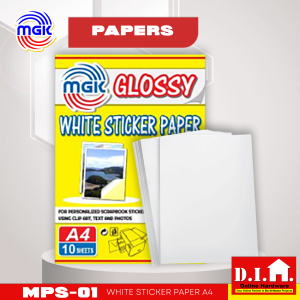 Do It Home MGK MPS-01 White Sticker Paper 10s A4 Glossy