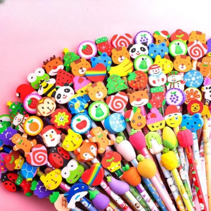 Set 5 Bút Chì Gỗ Cute Đầu Tẩy Hoạt Hình Đồ Dùng Học Tập Dễ Thương Văn Phòng Phẩm Quà Tặng Học Sinh StudyX | Lazada Việt Nam