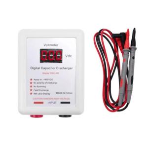 btnx DC800V unshielded safety discharge tool - digital display capacitor discharge pen with voltage meter R3K9L