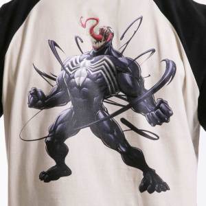 Forest x Marvel Venom Premium Cotton 220gsm Oversized Round Neck Tee - FA20015