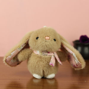[Childhood MS] 1 Piece Stuffed Bunny Doll Kawaii Rural Rabbit Plush Toy Babies Sleeping Companion Cartoon Animals Doll Childrens Gift