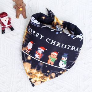 ER52858 Collar Puppy For Cats Dogs Christmas Triangle Bandanas Kerchief Dog Bandana Pet Supplies Dog Accessories Pet Scarf