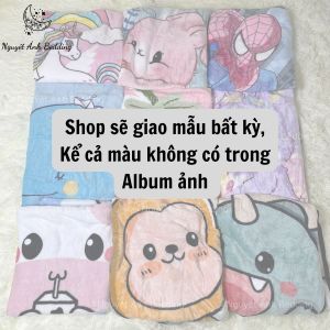 Chăn lông cho các bé đi học chăn tuyết văn phòng vải nhung chất tuyết nỉ nhung - Kích thước 1m x 1m4 [Siêu nhân]