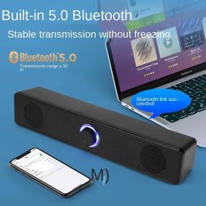 5.0 Bluetooth Speaker Audio Bluetooth Surround Soundbar Computer PC For TV Music Box Subwoofer Stereo Desktop Laptop kabel 3.5mm usb charge