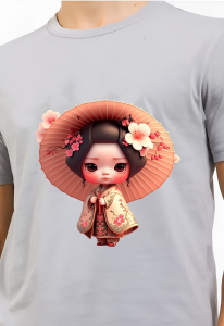 Kaos Pria 3 Dimensi Motif Animasi Sakura Jepang Tshirt Oblong Katun 24s H0198 By Hans & Co