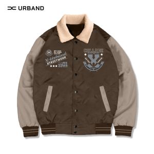 Jaket Varsity Baseball Puma Scot Sherpa Collage League A519