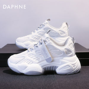 Korean version of thick-soled daddy shoes womens 2023 new spring hot style casual shoes all-match sports shoes small white shoes