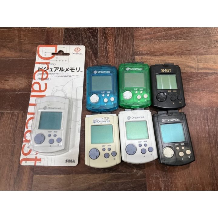 Sega Visual Memory Unit Dreamcast VMU แท้ สำหรับ Dreamcast Mem เมม เซฟ ...