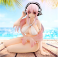 Mô hình Super Sonico White Bikini Version Summer Memories Noodle Stopper - FuRyu. 