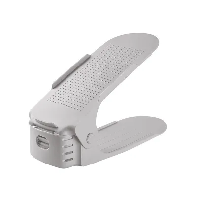 Simple Adjustable Shoe Rack Shoes Shoebox Double-layer Shoe Support Space Saving