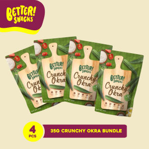 Better Snacks Crunchy Okra x 4 PACK