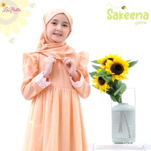 metagrup dress muslim pesta anak labella dusty pink coksu peach navy polos plain cantik princess tutu tumpuk mewah 3 4 5 6 7 8 9 10 tahun