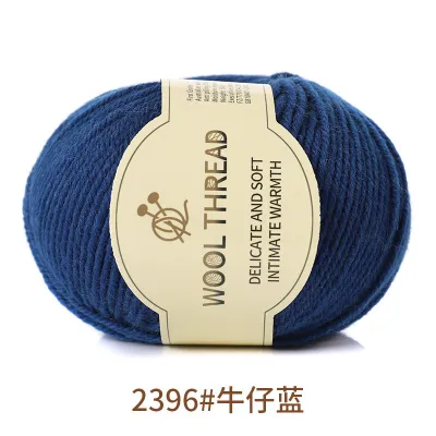 50g/roll Soft Medium Wool Yarn Thick Thread Wool Yarn DIY Hand Knitted Crochet Scarf Clothes Yarn Clothes Hats Baby Yarn