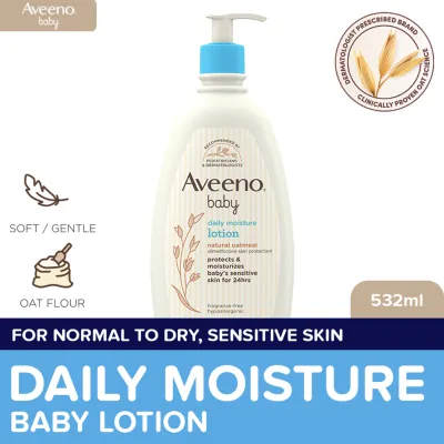 Aveeno Baby Daily Moisture Baby Lotion 532ml - Newborn Baby Essentials Baby Care Baby Body Lotion Lotion For Baby
