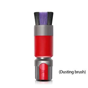 Flat Suction Nozzle Head For Dyson V7 V8 V10 V11 V12 V15 Vacuum Cleaner Mattress Brush Head Round Brush Soft Brush Spare Parts