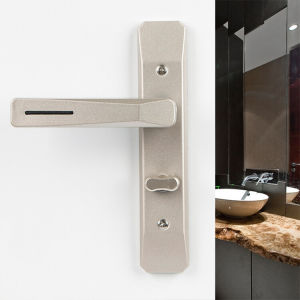Room Door Handle Locked High-Grade Aluminum Alloy Handle Lock Door Lock Bedroom Bathroom door lock main door handle door knob for main door for bedroom sliding door lock set for house inside lock for door Independent handle and lock body
